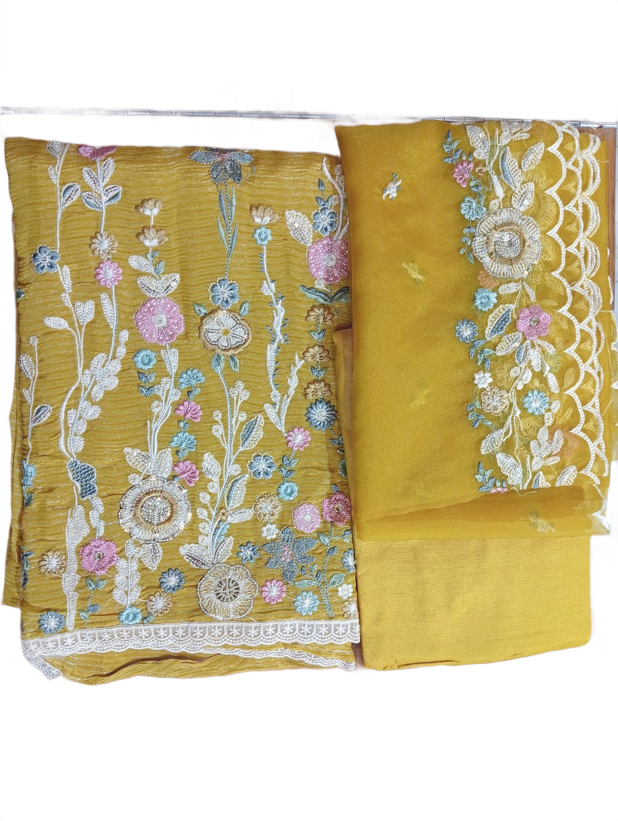 Golden Meadow Embroidered Suit