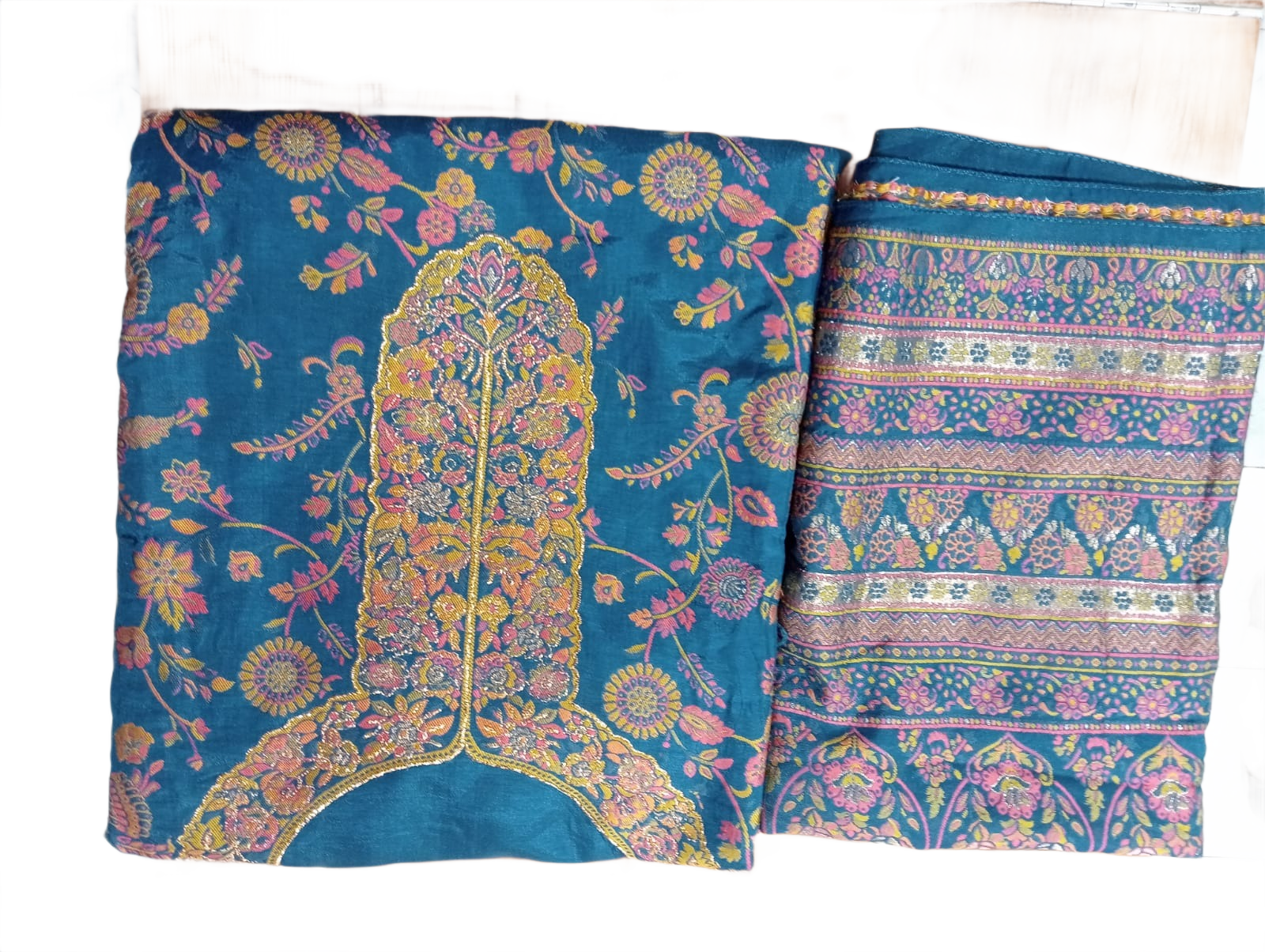 Oceanic Banarasi Brocade Suit