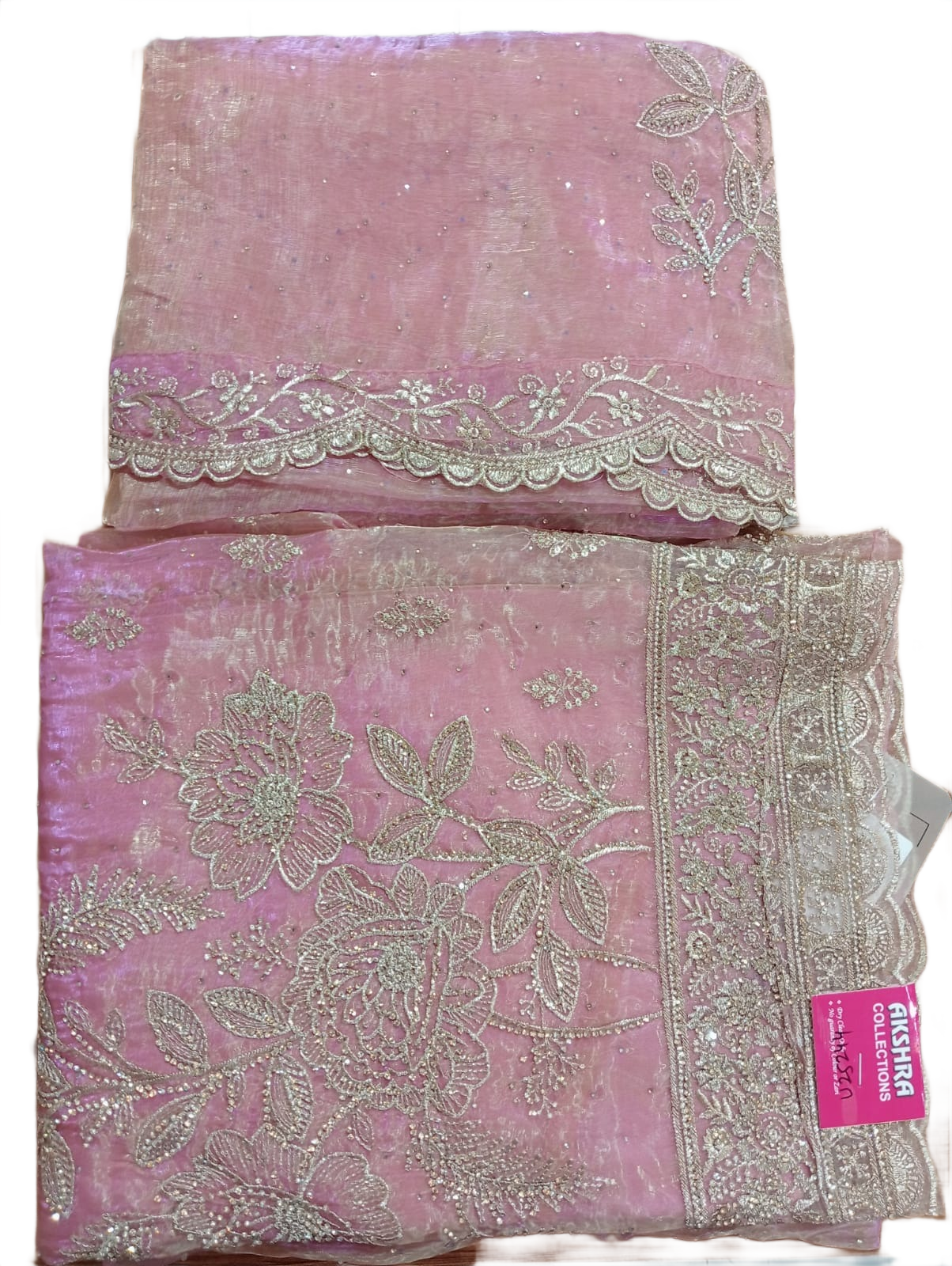 Rosy Mauve Chiffon Ensemble